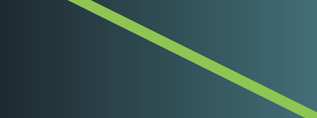 Teal gradient banner with a green stripe